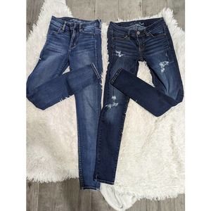 American Ealge Super Strech Jeggings Bundle Size 2